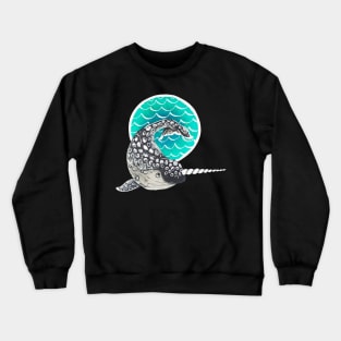 Blue Narwhal Crewneck Sweatshirt